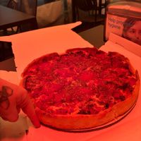 With finger for deepness check  at My Pi in Chicago