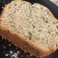 Vegan banana bread. at Santos Coffee With Soul in Oranjestad