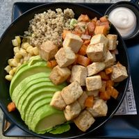 Quinoa Bowl ❤️  at Santos Coffee With Soul in Oranjestad
