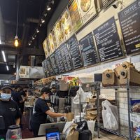 Inside at Liberty Bagels in New York City