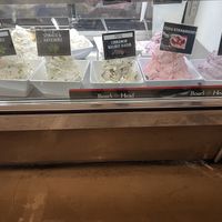  Vegan cream cheeses offered. They also have a plain tofu cream cheese (not pictured).  at Liberty Bagels in New York City