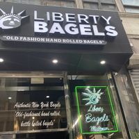   at Liberty Bagels in New York City