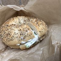   at Liberty Bagels in New York City