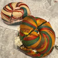   at Liberty Bagels in New York City