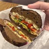   at Liberty Bagels in New York City