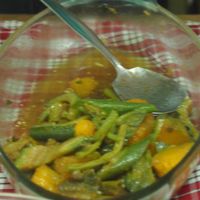 Filipino food 'Pinakbet' at Veggielicious - Your Vegetarian Fastfood in Bacolod Negros Occidental