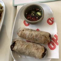 Vegetarian Spring Rolls, vegans and GF  at Luho Restaurant in Crows Nest