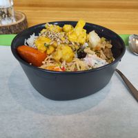 My full Bowl at Grüns in Berlin