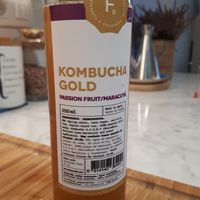Passion fruit kombucha at Ferment 9 in Barcelona