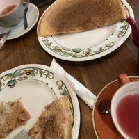 Two sweet crêpes and tea at La Teteria  in Malaga