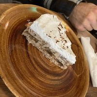 Glutenfree, refined sugar free and vegan Banoffee cake at La Teteria  in Malaga