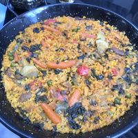 Vegan Paella at La Teteria  in Malaga