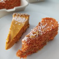 Tarta de calabaza y de zanahoria at La Teteria  in Malaga