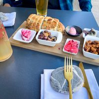 Aperitif platter at lil Radish in Bern