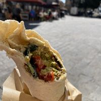 Best falafel I’ve had  at Santo Falafel in Florence