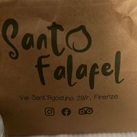   at Santo Falafel in Florence