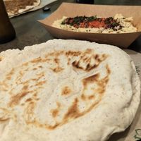 Pita at Santo Falafel in Florence