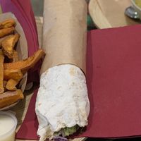 Falafel wrap 7.5 € at Santo Falafel in Florence