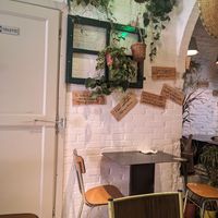 Interior at Santo Falafel in Florence