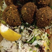 Insalata Balania at Santo Falafel in Florence