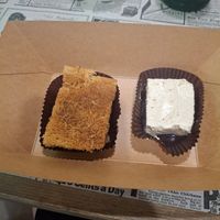 Deserts at Santo Falafel in Florence