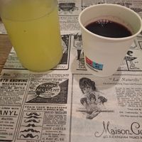 Red Wine (2,50€) at Santo Falafel in Florence