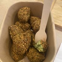 A portion of falafels   at Santo Falafel in Florence