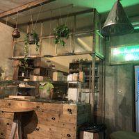 ‘In Hummus, we believe’  at Santo Falafel in Florence
