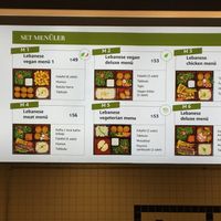 menu at Tahin - Zorlu Center in Istanbul