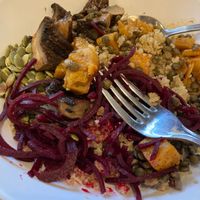 Grain bowl at Luna Bakery & Cafe in Cleveland Heights