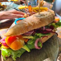 Sandwich at Simon Says  in San Juan Del Sur