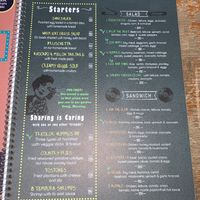 Menu at Simon Says  in San Juan Del Sur
