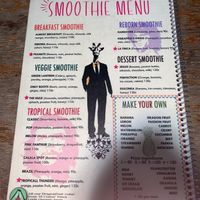 Menu  at Simon Says  in San Juan Del Sur