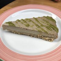 Matcha Cheescake at  Natürlik Lekkeria in Mainz