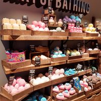 Cosmetics at LUSH in Luzern