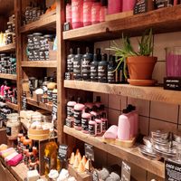 Cosmetics at LUSH in Luzern