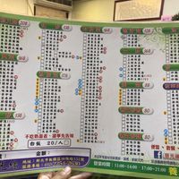 Extensive menu at CíGuāng Yuán SùShí 慈光緣素食 in New Taipei City
