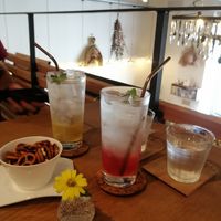 Refreshing drinks at il riccio in Himeji