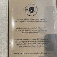 Front page of menu  at il riccio in Himeji