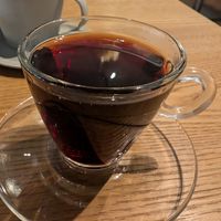 Red bean tea at il riccio in Himeji