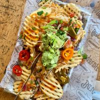 Loaded fries 🍟🤤 at Bareburger in Closter