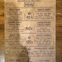  at Yalla Falafel in Istanbul