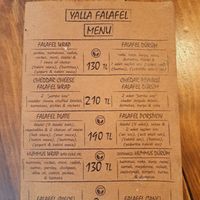  at Yalla Falafel in Istanbul