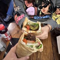   at Yalla Falafel in Istanbul