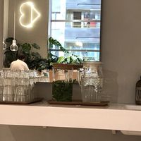 Free water at Loving Bistro - OC Flora in Prague