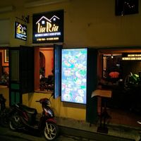 Street view of one of the entrances at Liu Riu in Hanoi