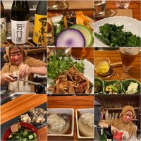 Food is brought little by little during bar time at Veganic Monkey Magic 浅草 in Tokyo