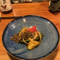 Lentil dish  at Veganic Monkey Magic 浅草 in Tokyo