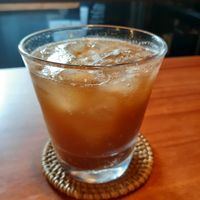 Homemade cola at Veganic Monkey Magic 浅草 in Tokyo