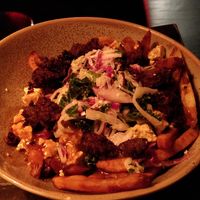 Regular poutine at Le Trèfle in Montreal